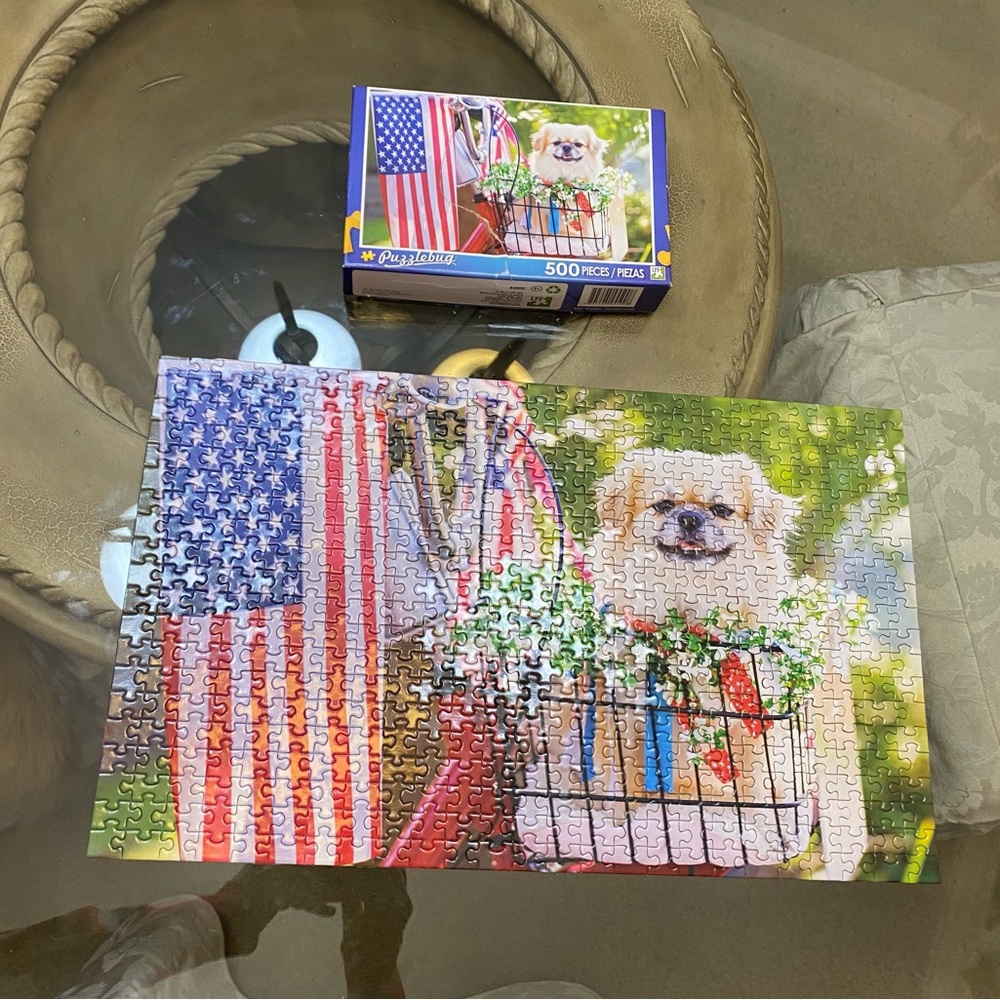 Puzzlebug All American Pup Puzzle 500 Pieces